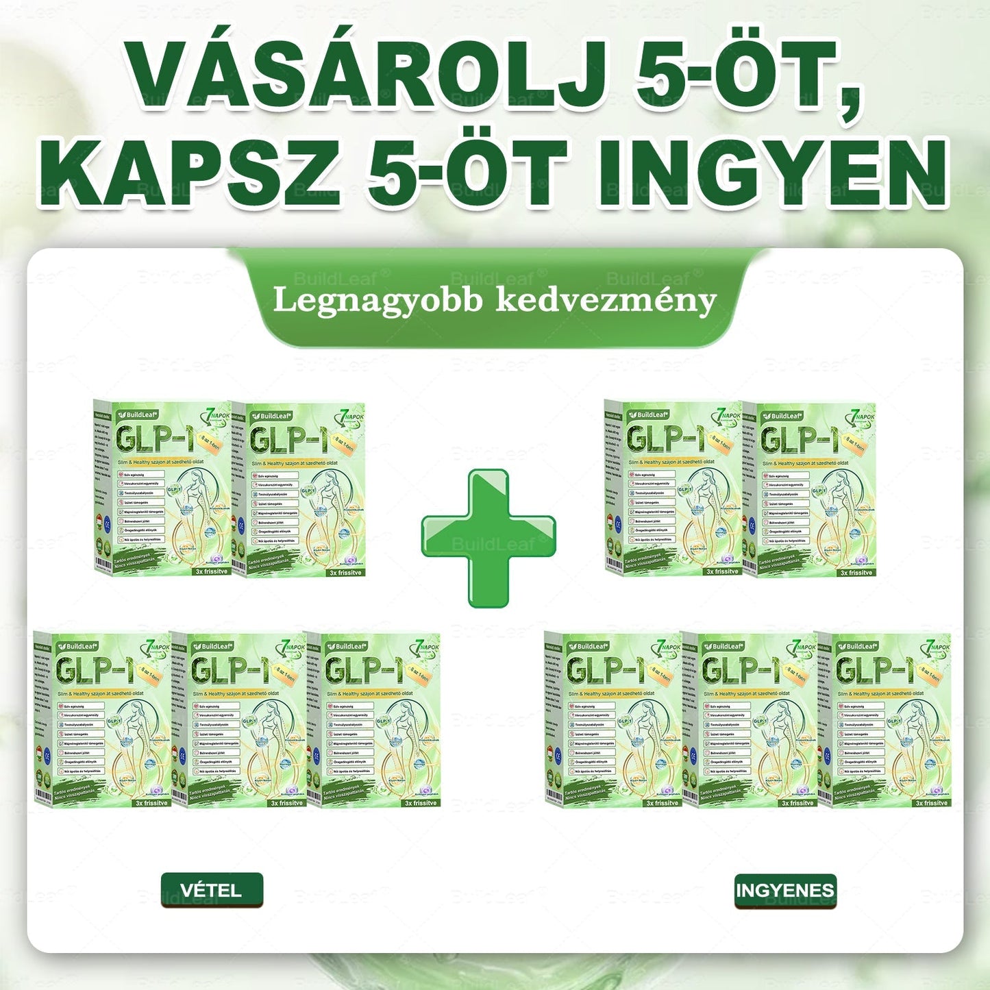 đ„ KarĂĄcsonyi limitĂĄlt |BuildLeafÂź GLP-1 8-az-1 Slim & Health szĂĄjĂŒregi oldat â EgyszerƱ napi hasznĂĄlat, lĂĄtvĂĄnyos eredmĂ©ny 7 nap alatt, 100 milliĂĄrd aktĂv probiotikummal â
testsĂșlykezelĂ©s, szĂv-, cukorbetegsĂ©g-, bĂ©l- Ă©s nĆi egĂ©szsĂ©g, feszes bĆr, energia.