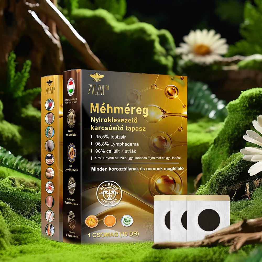 🐝ZVLZVL™ Méhméreg Lymphatic DetoxFogyasztó Tapasz 🔥𝐊𝐨𝐫𝐥á𝐭𝐨𝐳𝐨𝐭𝐭 𝐢𝐝𝐞𝐢𝐠 𝟕𝟎% 𝐊𝐄𝐃𝐕𝐄𝐙𝐌É𝐍𝐘🔥 (Szabadalmazott módszerrel az összes korosztály számára)