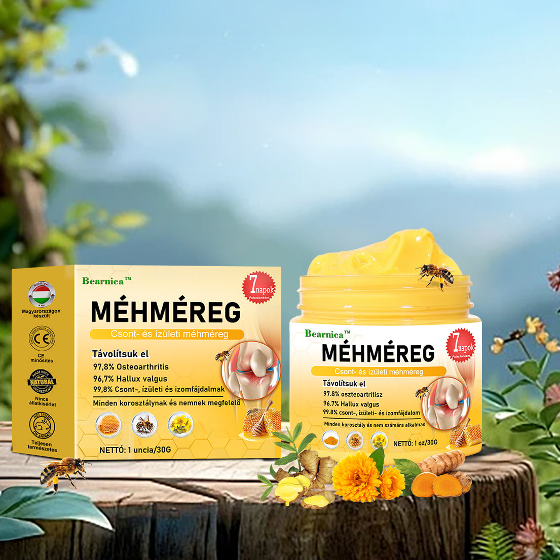 🍯🌿🍯 BEARNICA™ Bee Venom Advanced ízület- és csontkezelő krém🔥 (Utolsó napi akció, 80% kedvezmény