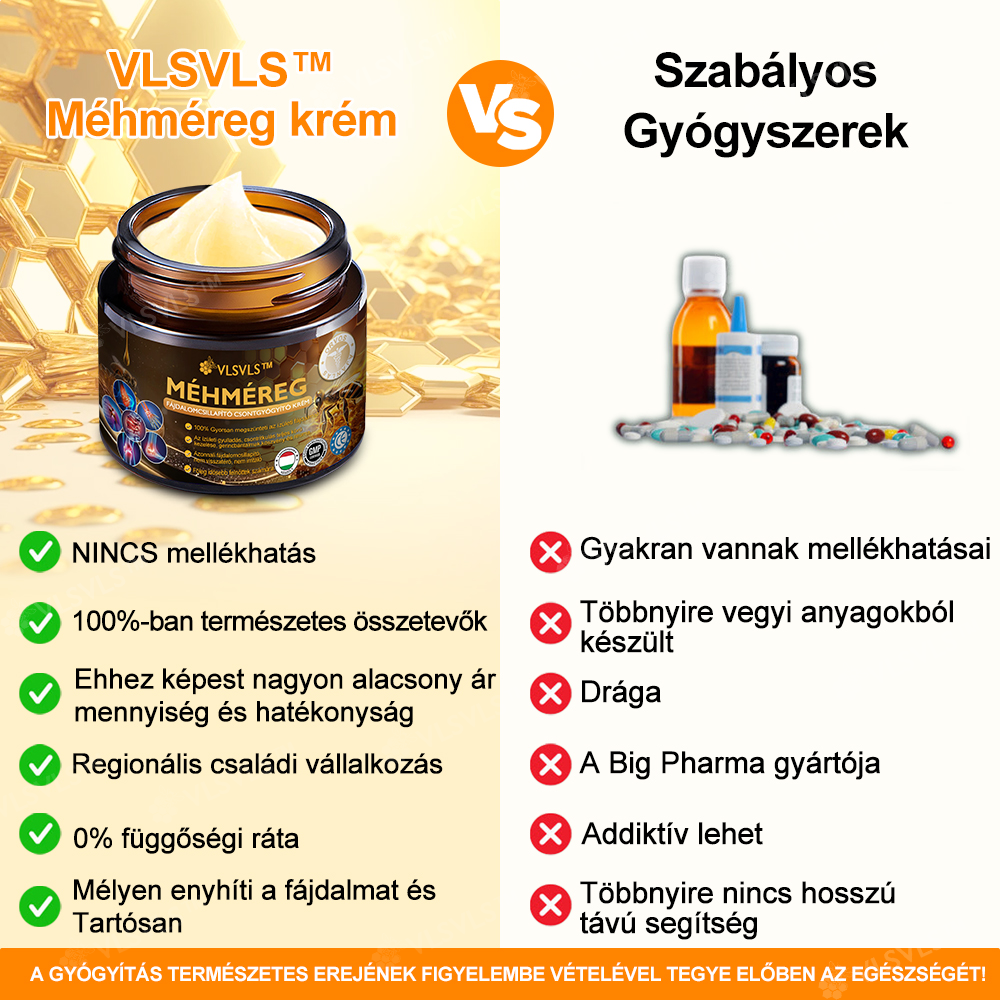 ZVLZVL™🐝Méhméreg Azonnali Ultra Erős Fájdalomcsillapító Krém -❄ Új téli akció | ❄ Akár 70% kedvezmény