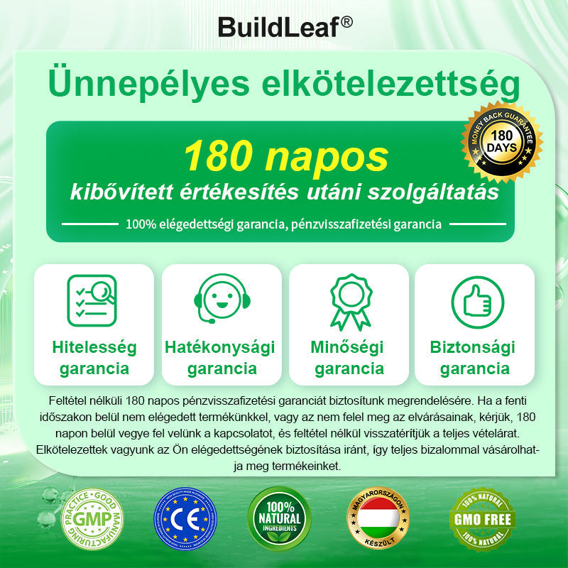 Karácsonyi limitált |BuildLeaf® GLP-1 8-az-1 Slim & Health szájüregi oldat – Egyszerű napi használat, látványos eredmény 7 nap alatt, 100 milliárd aktív probiotikummal ✅ testsúlykezelés, szív-, cukorbetegség-, bél- és női egészség, feszes bőr, energia.