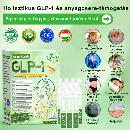 Karácsonyi limitált |BuildLeaf® GLP-1 8-az-1 Slim & Health szájüregi oldat – Egyszerű napi használat, látványos eredmény 7 nap alatt, 100 milliárd aktív probiotikummal ✅ testsúlykezelés, szív-, cukorbetegség-, bél- és női egészség, feszes bőr, energia.