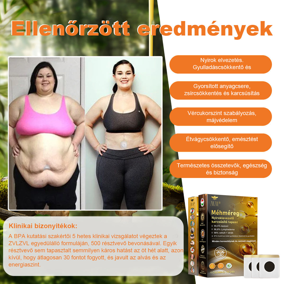 🐝ZVLZVL™ Méhméreg Lymphatic DetoxFogyasztó Tapasz 🔥𝐊𝐨𝐫𝐥á𝐭𝐨𝐳𝐨𝐭𝐭 𝐢𝐝𝐞𝐢𝐠 𝟕𝟎% 𝐊𝐄𝐃𝐕𝐄𝐙𝐌É𝐍𝐘🔥 (Szabadalmazott módszerrel az összes korosztály számára)
