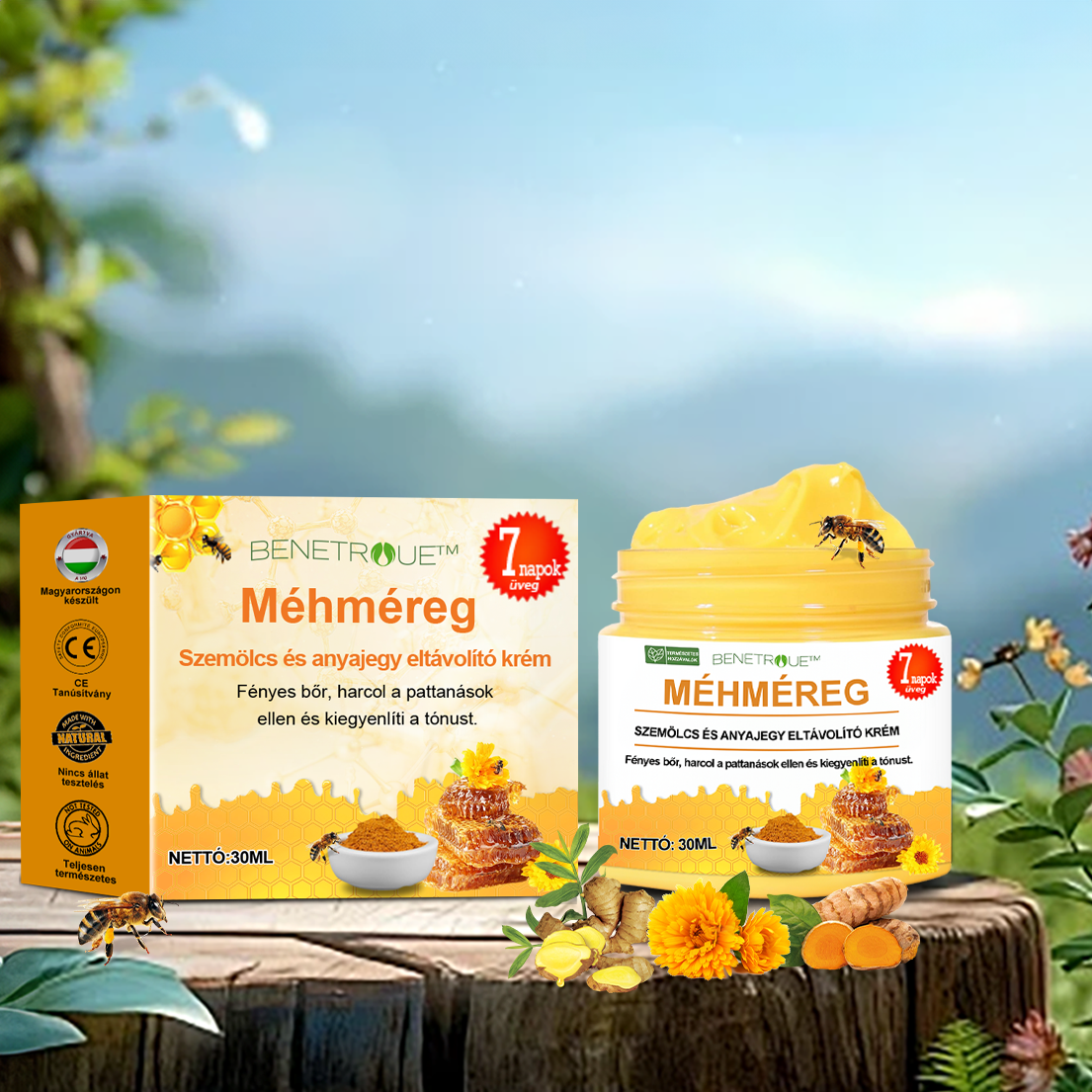 🐝🍯🐝BENETURE™ méhméreg szemölcs és anyajegy eltávolító krém🔥 (Utolsó napi akció, 80% kedvezmény)