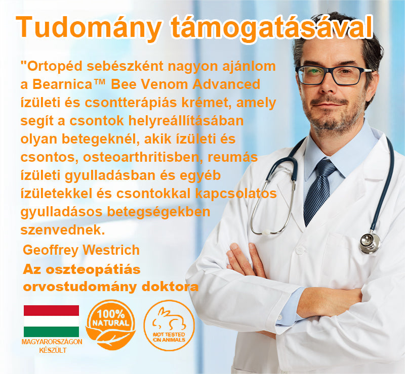 🍯🌿🍯 BEARNICA™ Bee Venom Advanced ízület- és csontkezelő krém🔥 (Utolsó napi akció, 80% kedvezmény