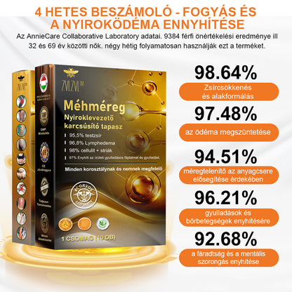 🐝ZVLZVL™ Méhméreg Lymphatic DetoxFogyasztó Tapasz 🔥𝐊𝐨𝐫𝐥á𝐭𝐨𝐳𝐨𝐭𝐭 𝐢𝐝𝐞𝐢𝐠 𝟕𝟎% 𝐊𝐄𝐃𝐕𝐄𝐙𝐌É𝐍𝐘🔥 (Szabadalmazott módszerrel az összes korosztály számára)