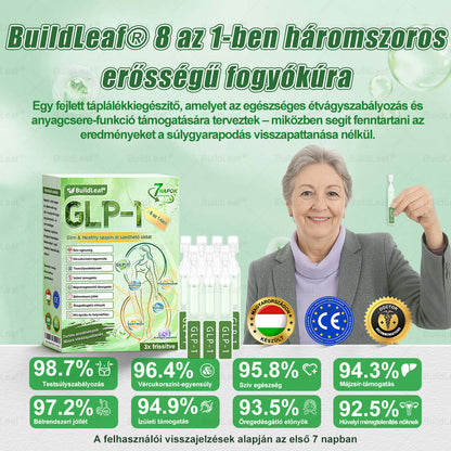Karácsonyi limitált |BuildLeaf® GLP-1 8-az-1 Slim & Health szájüregi oldat – Egyszerű napi használat, látványos eredmény 7 nap alatt, 100 milliárd aktív probiotikummal ✅ testsúlykezelés, szív-, cukorbetegség-, bél- és női egészség, feszes bőr, energia.